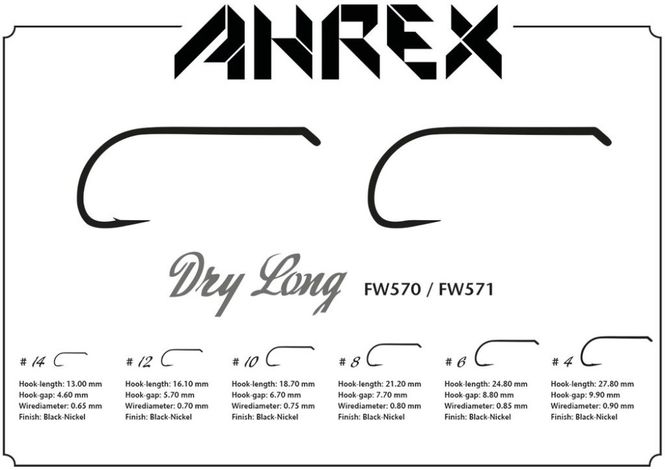 Hovedbilde Ahrex FW570 Dry Long Barbed